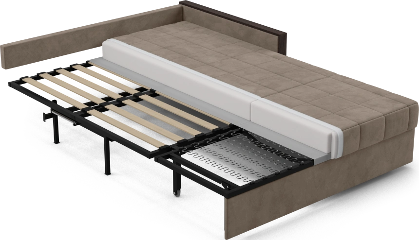 Кресло-кровать Токио 80, модель 062, Ultra Grey (серый) / венге