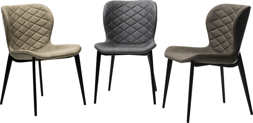 Стул Клод, мягкий, Kiprus-04 коричневый, искусственная замша, черный каркас 