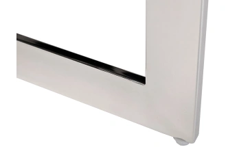 Стул 76AR-62105, велюр, светло-серый / хром