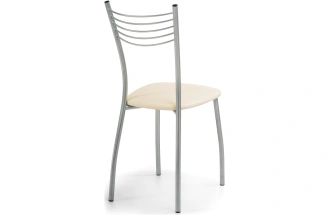 Стул Goki, на металлокаркасе, ваниль крап / светлый мусс