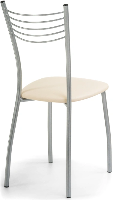 Стул Goki, на металлокаркасе, ваниль крап / светлый мусс