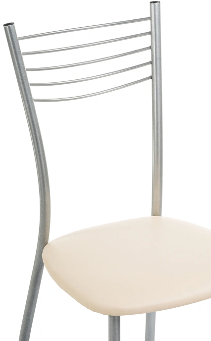 Стул Goki, на металлокаркасе, ваниль крап / светлый мусс