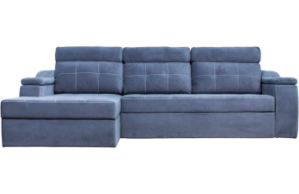 Диван угловой Бруно, MONAKO-A 13, Белая, Левый