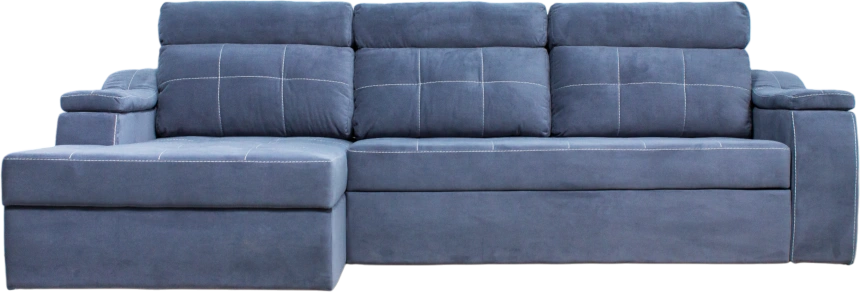 Диван угловой Бруно, MONAKO-A 13, Белая, Левый