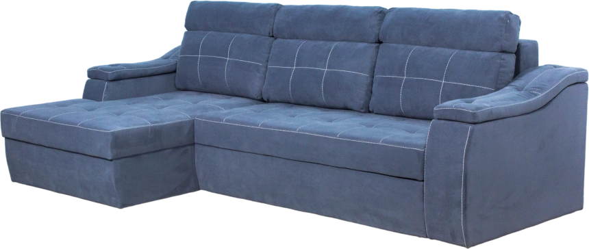 Диван угловой Бруно, MONAKO-A 13, Белая, Левый