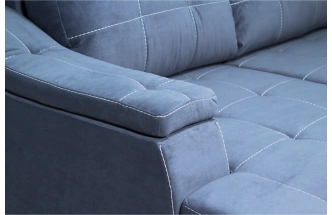 Диван угловой Бруно, MONAKO-A 13, Белая, Левый