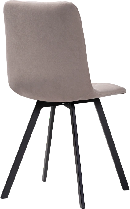 Стул Чилли, на металлокаркасе, черный / латте