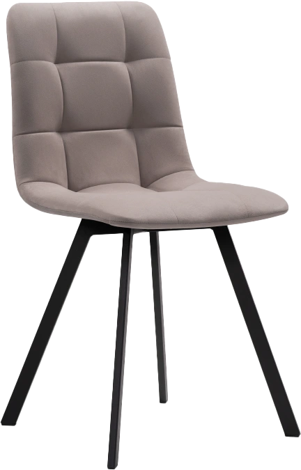 Стул Чилли, на металлокаркасе, черный / латте