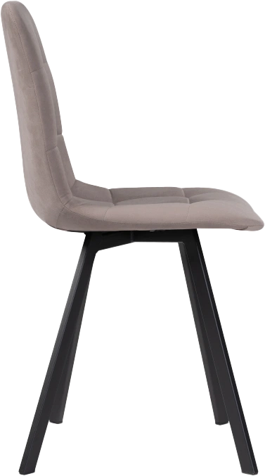 Стул Чилли, на металлокаркасе, черный / латте