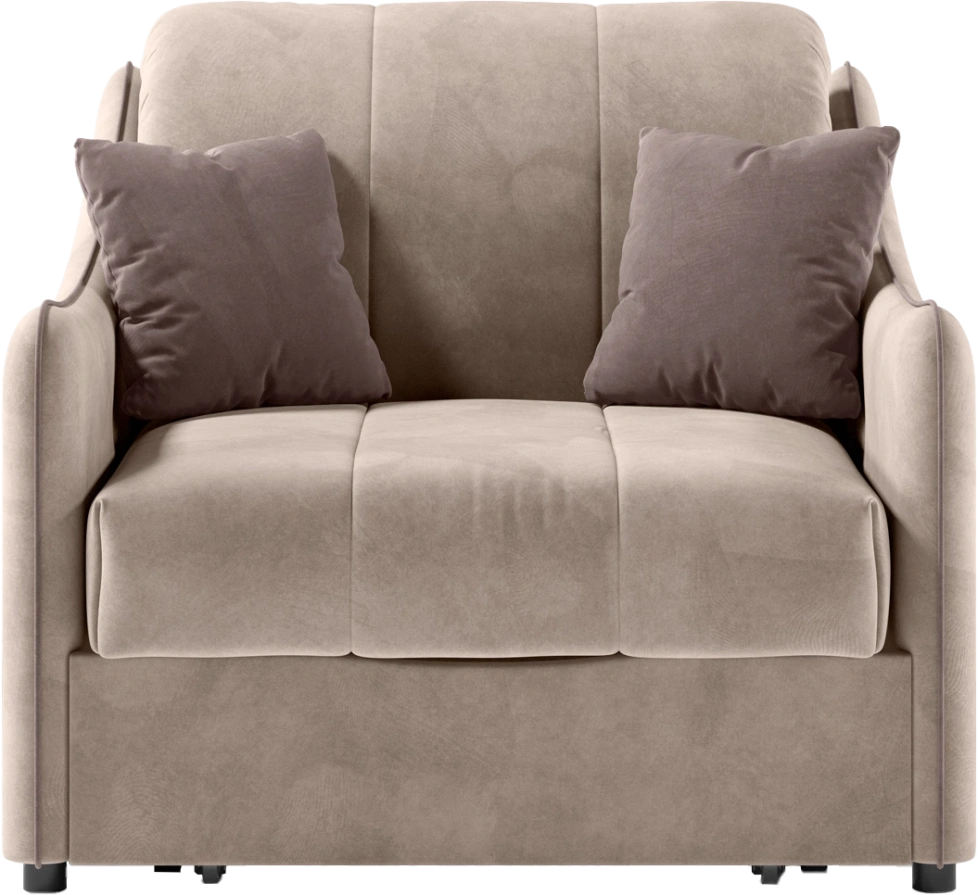 Кресло-кровать Дели 80, модель 032, Ultra Sand​ / Ultra Stone​ (песочный​)