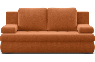 ​Диван прямой Кэнди, модель 006, Daily 412 (оранжевый)