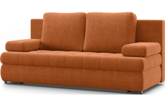 ​Диван прямой Кэнди, модель 006, Daily 412 (оранжевый)