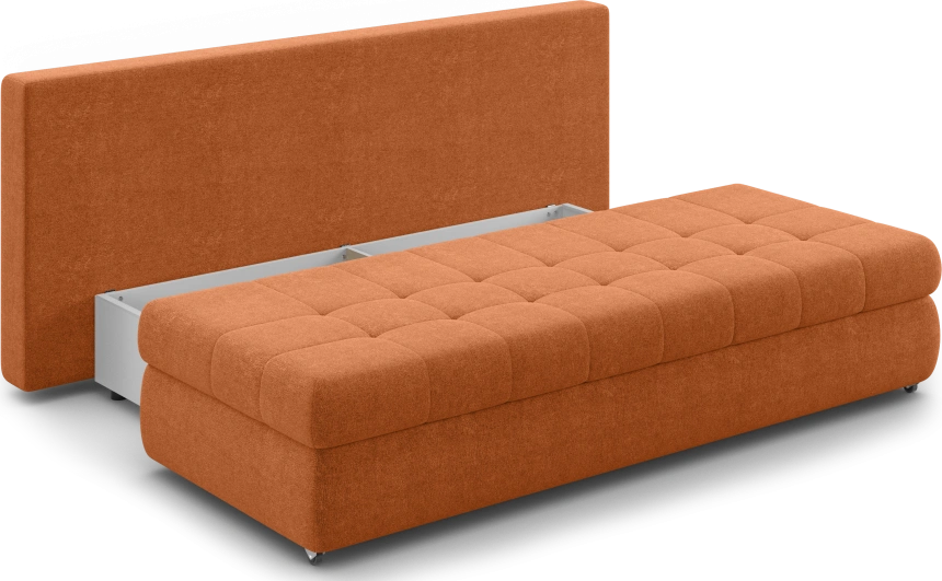 Диван прямой Кэнди, модель 006, Daily 412 (оранжевый)
