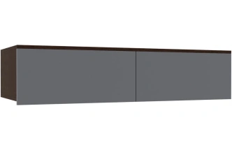 Шкаф навесной Роут, венге / графит софт