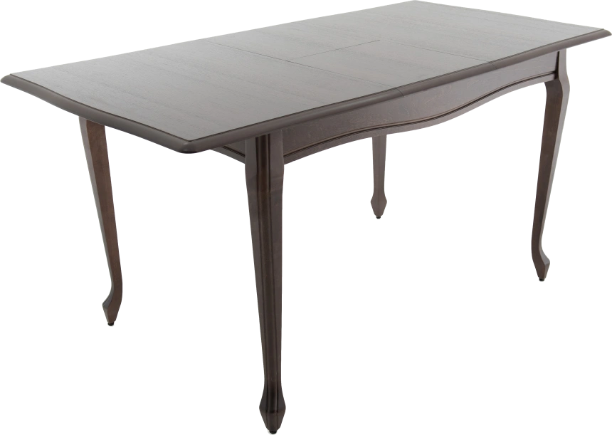 Кухонный стол Кабриоль 120, орех темный, каркас орех темный