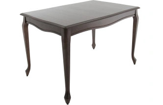 Кухонный стол Кабриоль 120, орех темный, каркас орех темный