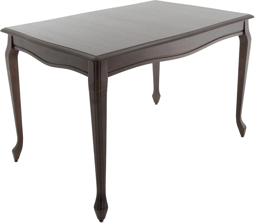 Кухонный стол Кабриоль 120, орех темный, каркас орех темный