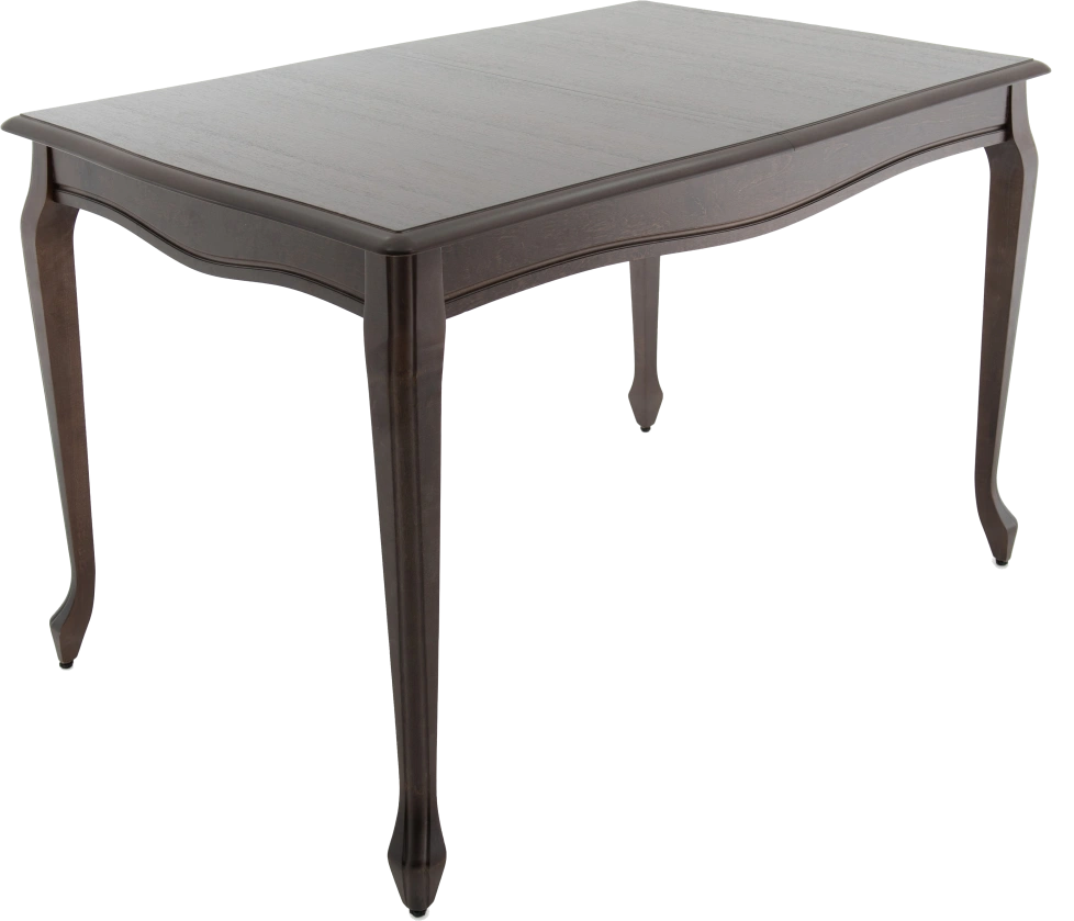 Кухонный стол Кабриоль 120, орех темный, каркас орех темный