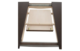 Кухонный стол Кабриоль 120, орех темный, каркас орех темный