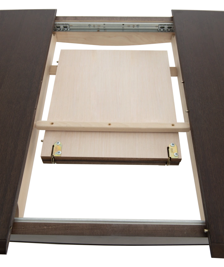 Кухонный стол Кабриоль 120, орех темный, каркас орех темный