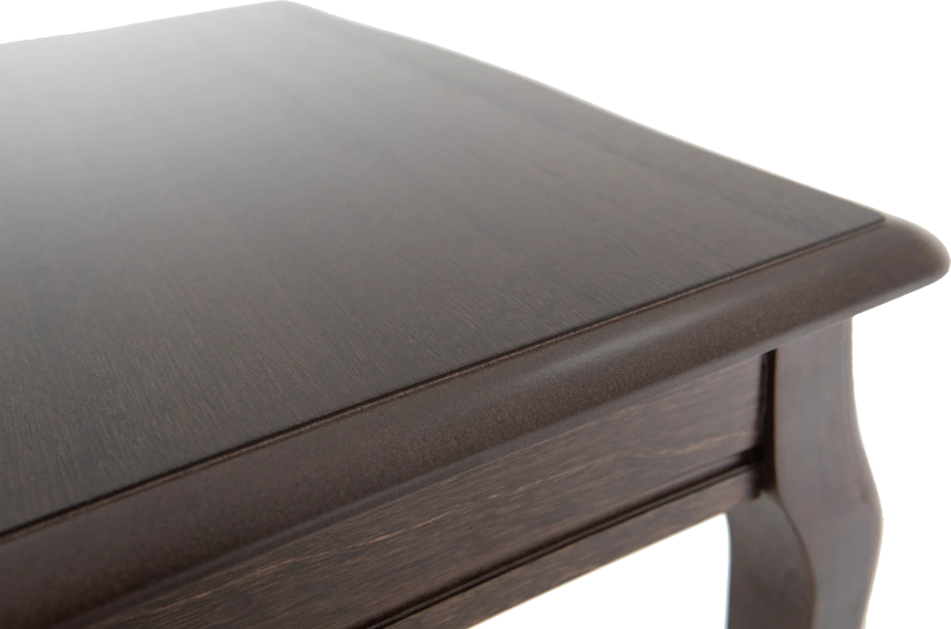 Кухонный стол Кабриоль 120, орех темный, каркас орех темный