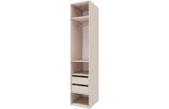 Шкаф одностворчатый Луара 8, распашной для одежды, кашемир серый