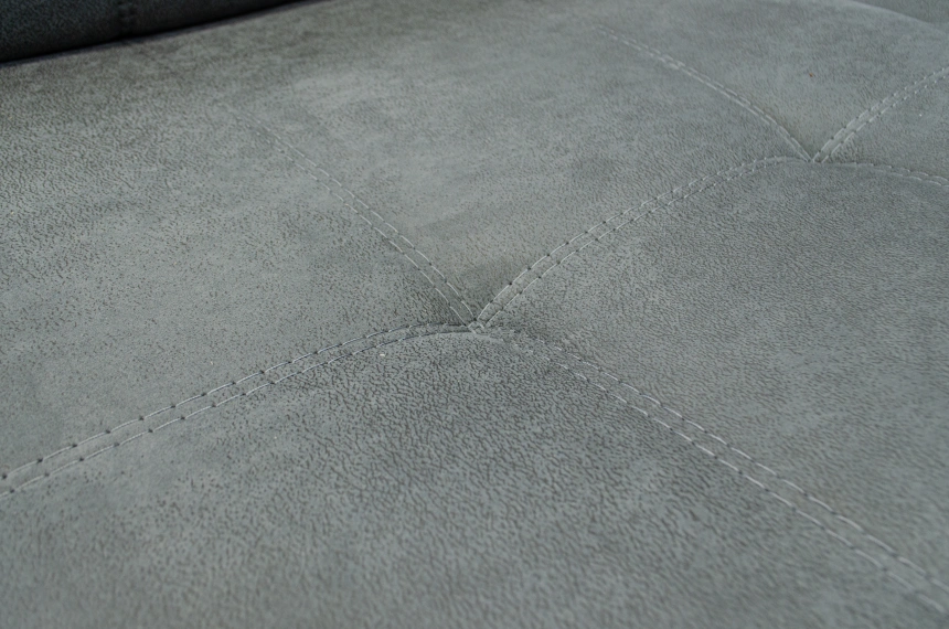 Диван модульный п-образный Мартин, ткань monako-A 07, декор Венге, нить Белая 