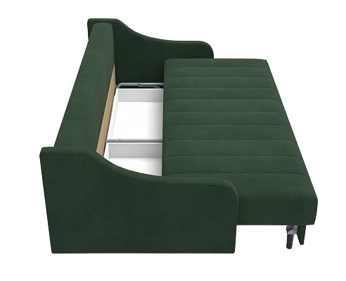 Диван прямой Женева, Lamb Emerald