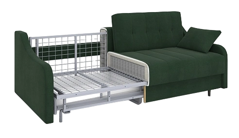 Диван прямой Женева, Lamb Emerald