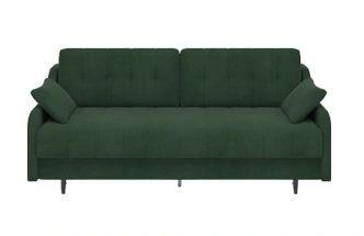 Диван прямой Женева, Lamb Emerald