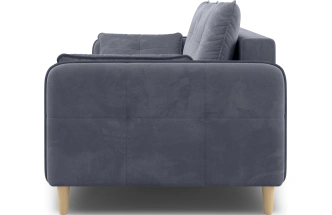 Диван прямой Тадеуш, модель 043, Velutto 32 (темно-серый)