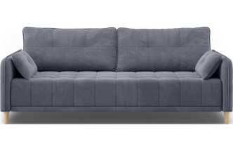 Диван прямой Тадеуш, модель 043, Velutto 32 (темно-серый)