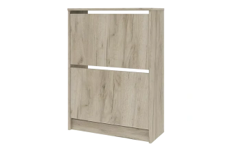 Тумба для обуви Лофт, 2 фасада, 68x93,6x28, Дуб крафт серый