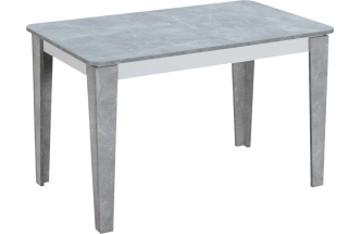Кухонный стол раздвижной Edwin, Бетон-Белый, Бетон