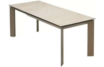 Кухонный стол раздвижной Cremona 180, KL-105, итальянская керамика, тауп