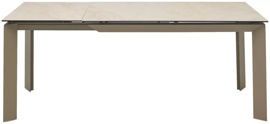 Кухонный стол раздвижной Cremona 180, KL-105, итальянская керамика, тауп