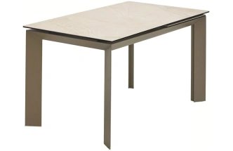 Кухонный стол раздвижной Cremona 180, KL-105, итальянская керамика, тауп