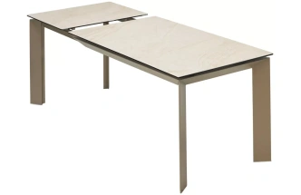 Кухонный стол раздвижной Cremona 180, KL-105, итальянская керамика, тауп