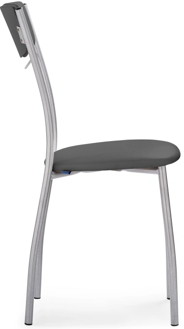 Стул Goki, на металлокаркасе, серый полимер / светлый мусс