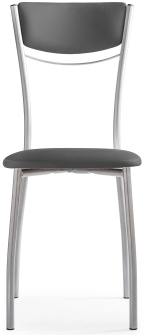 Стул Goki, на металлокаркасе, серый полимер / светлый мусс