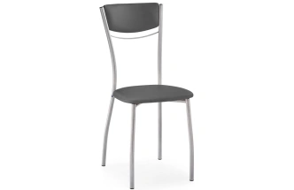 Стул Goki, на металлокаркасе, серый полимер / светлый мусс