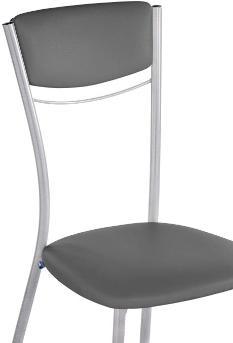 Стул Goki, на металлокаркасе, серый полимер / светлый мусс