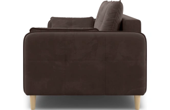 Диван прямой Тадеуш, модель 043, Velutto 23 (коричневый)