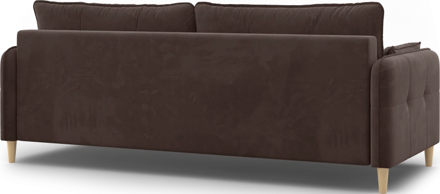 Диван прямой Тадеуш, модель 043, Velutto 23 (коричневый)