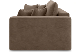 Диван прямой Венте, модель 035, Germes Chocolate (коричневый)