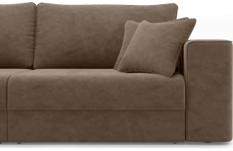 Диван прямой Венте, модель 035, Germes Chocolate (коричневый)