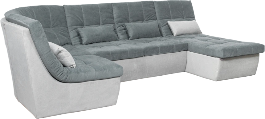 Диван угловой София 2, MONAKO-A 06, MONAKO-A 14, с задней тканью