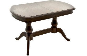 Кухонный стол Фабрицио-2м, 120, орех темный, каркас орех темный