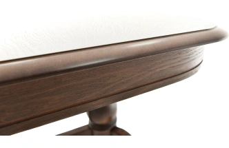 Кухонный стол Фабрицио-2м, 120, орех темный, каркас орех темный