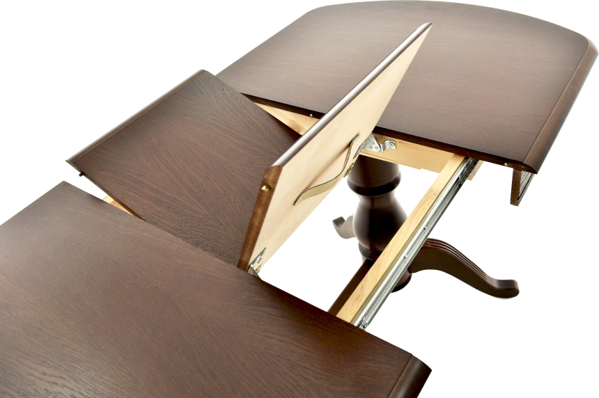 Кухонный стол Фабрицио-2м, 120, орех темный, каркас орех темный